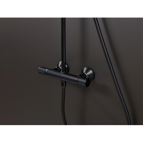Hansgrohe Vernis Blend Showerpipe - 200 - 1jet - met douche - thermostaat - mat zwart SW647134