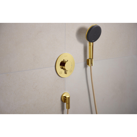 Hansgrohe Ecostat Comfort S Mitigeur thermostatique encastré - 2 fonctions - Polished Gold Optic SW1245323