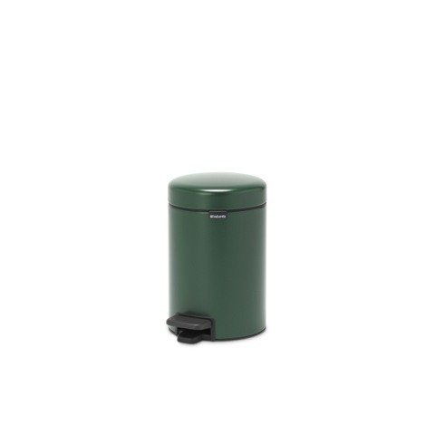 Brabantia NewIcon Poubelle à pédale - 3 litres - seau intérieur en plastique - pine green SW538278