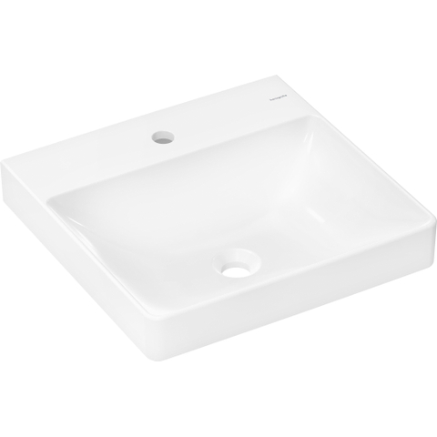Hansgrohe Xelu wastafel - 50x48x8cm - 1 kraangat - wit SW1413704