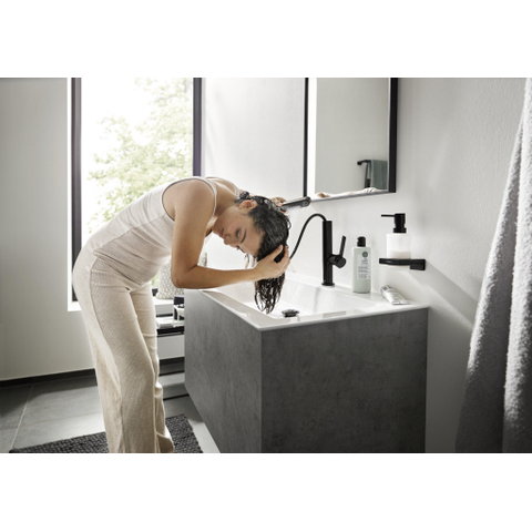 Hansgrohe AddStoris Q - zeepdispenser - mat zwart SW651500