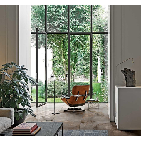 Ceralto Alabro Vein Carreau de sol - 60x60cm - 10.0mm - rectifié - Choco SW717480