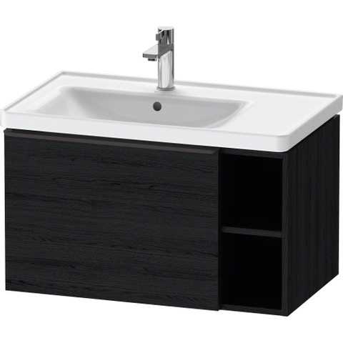 Duravit D-Neo lavabo 80x48x17cm 1 trou de robinet rectangulaire Céramique Blanc SW640624
