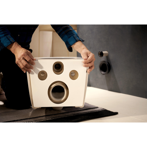 Hansgrohe EluPura Original S WC suspendu 54x36cm - sans rebord - AquaChannel Flush - céramique - blanc brillant SW1164937