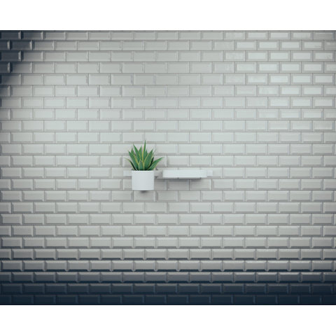 Hansgrohe Wallstoris Opbergbakje - 25x3.9x10cm - mat wit SW651301