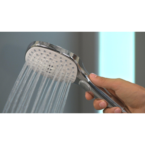 Hansgrohe Raindance Select E - select - 120 - ecosmart - 3jet - handdouche - wit chroom 0450698
