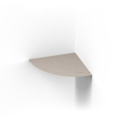 Looox Storage Collection Étagère d'angle – 30 cm – bords arrondis – beige sable mat SW1443991