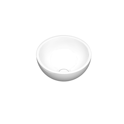 INK Otello XS vasque à poser 24x24x12cm porcelaine blanc brillant SW411445