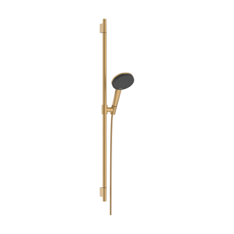 Hansgrohe Raindance Alive Select S Doucheset - 125 - 3jet - ecosmart - met glijstang Unica S Puro - 90 cm - geborsteld brons (brons) SW1388270