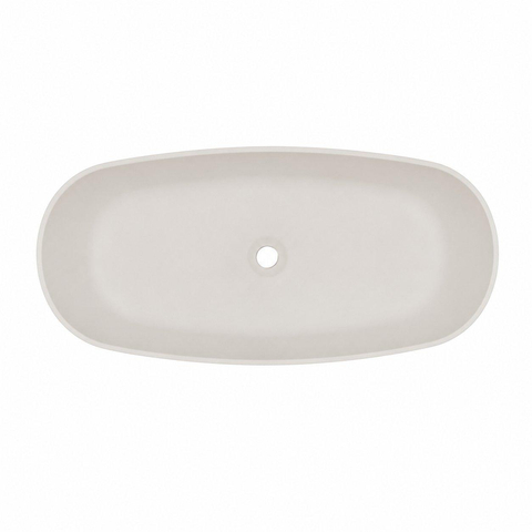 FugaFlow Eccelente Pietra Vasque - 95x36x14 cm - solid surface - beige mat SW1587834