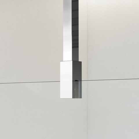 Fortifura Galeria Barre de renfort plafond 125cm pour douche à l'italienne - chrome SW804541