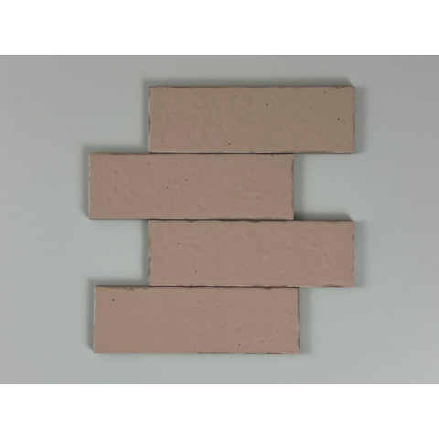 SAMPLE Terravito Nocino wandtegel - 6x18.6cm - Rose mat (roze) SW1221362