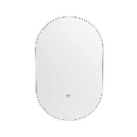 Mondiaz GLOW miroir – ovale – 45 x 90 cm – LED indirecte tout autour – capteur de mouvement – Rosee (rose) SW1105210