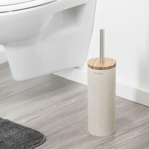 Sealskin Grace Brosse de toilette avec support Polyresin Sable SW71643