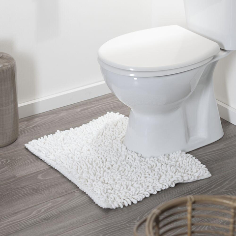 Sealskin Twist Tapis de toilette Polyester 45x50 cm Blanc SW94554