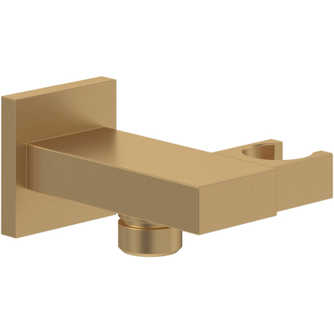 Villeroy & Boch Universal Showers handdouchehouder - voor wandmontage hoekig - Brushed Gold (goud) SW974402