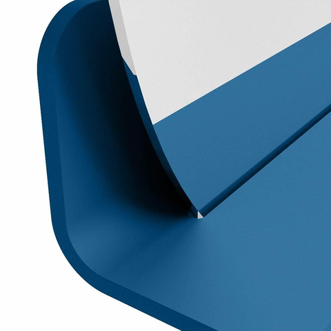Mondiaz SPOT miroir – Ø 60 cm – avec tablette – Jeans (bleu) SW1235669
