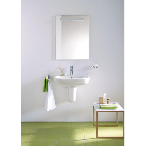 Duravit D-code 2 lids handdoekhouder - 44.5cm - hoogglans chroom GA49408