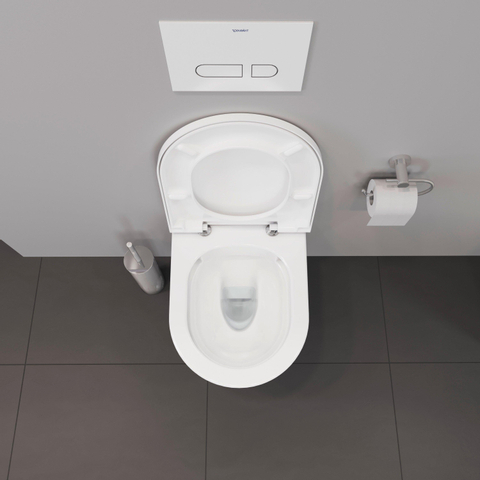 Duravit D-neo Wandclosetpack - met wandcloset - compact - diepspoel - rimless - 37x48x40cm - met verdekte bevestigigng - softclose - wit SW710694