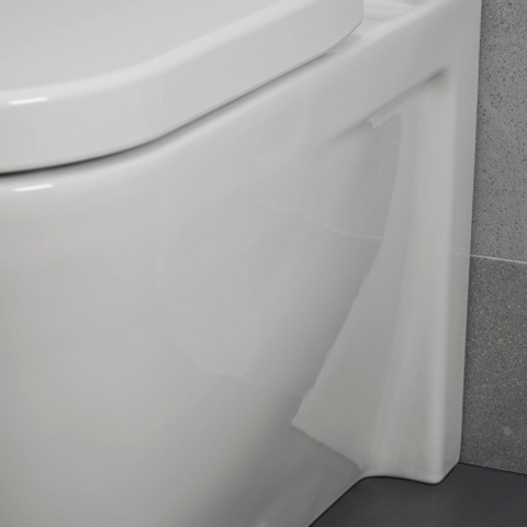 Duravit Starck 2 Wandcloset - 54cm - met spoelrand - diepspoel - verdekte bevestiging - wit 0295869