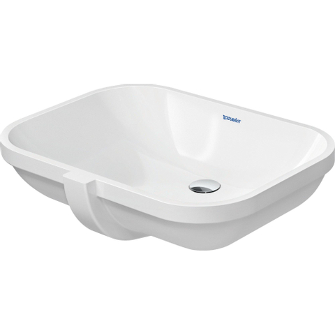 Duravit D-code lavabo - 56x40x19cm - sans trou de robinet - blanc 0315223