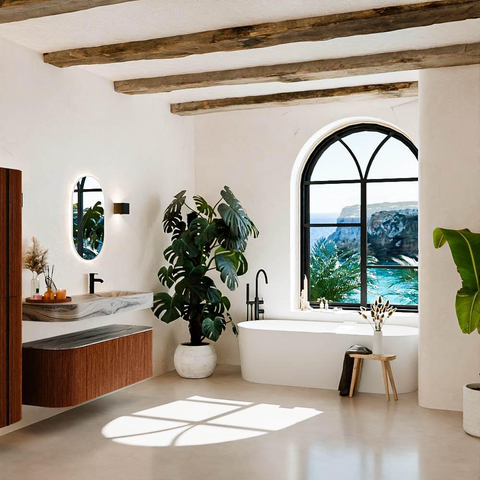 MONDIAZ THOR-DLUX 130cm meuble de salle de bains arrondi gauche + droite couleur Ruby avec 1 tiroir et 2 portes. Vasque suspendue CLOUD droite 1 trou de robinet couleur Sombra. SW1464135