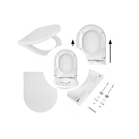 Sanindusa Urby Zitting - softclose - quickrelease - wit OUTLETSTORE STORE44554