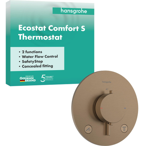 Hansgrohe Ecostat comfort s Inbouw - thermostaat - 2 functies - brons SW1245321