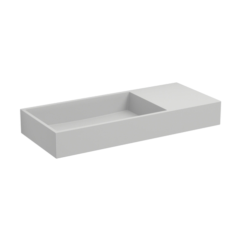 Clou Mini Wash Me lave-mains 56x24cm droit sans bonde Aluite Blanc mat SW9382