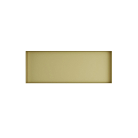 Hotbath &MORE Inbouwbox of inbouwnis - 30x80x10 - frameless - PVD - geborsteld messing (goud) SW1246598
