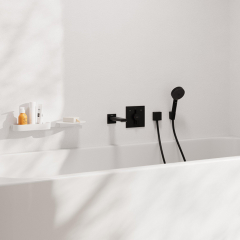 Hansgrohe Tecturis E baduitloop - mat zwart SW918719