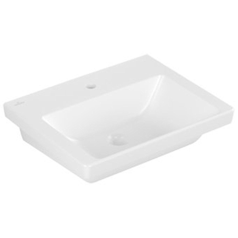 Villeroy & Boch Subway 3.0 Lavabo - 550 x 440 x 165 mat stone white (blanc) CeramicPlus - sans trop-plein SW701042