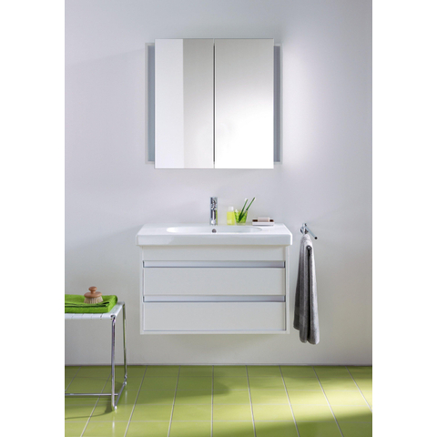 Duravit D-code lavabo - 85x48x18cm - rectangulaire - 1 trou de robinet - céramique - blanc GA87574