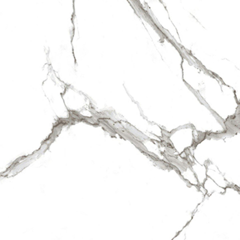 Ceralto Classico Alto Polished Carreau de sol et de mur 100x100cm 6mm rectifié R9 grès cérame Calacatta SW451314