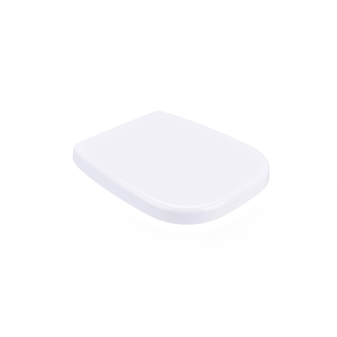 Saniclass abattant WC - 37x43cm - forme D - softclose - déclipsable - blanc brillant SW1159430
