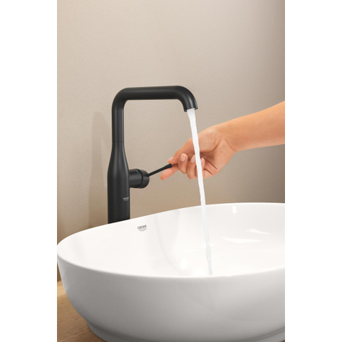 GROHE Essence New wastafelkraan - xl-size - hoog - mat zwart SW1477560