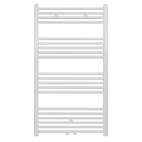 Belrad Handdoekradiator - middenaansluiting - 1200X600mm - 616Watt - Wit SW1152386