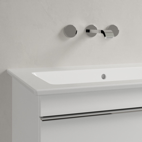 Villeroy & Boch venticello meubelwastafel - 100x50cm - zonder kraangat - met overloop - White Alpine (glans wit) 1025130