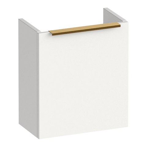 BRAUER Elevate meuble lave-mains 40 sans poignée rapportée avec 1 porte ouvrant à gauche blanc mat SW1224518