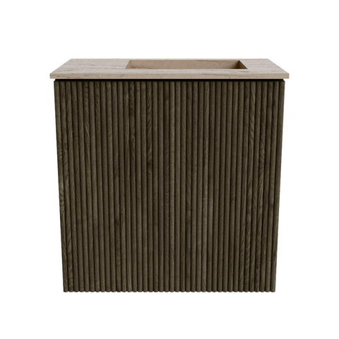 Mondiaz JOYA-DLUX 40cm toiletmeubel - kleur Shadow - Wastafel FAYE positie Rechts 1 kraangat kleur Arena. SW1424781
