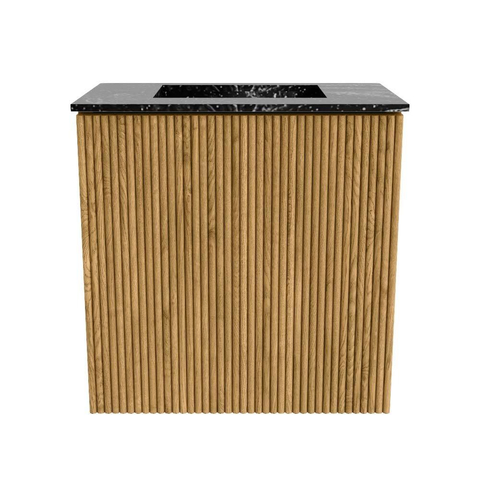 Mondiaz JOYA-DLUX 40cm toiletmeubel - kleur Oak - Wastafel FAYE positie Midden Zonder kraangat kleur Lava. SW1422033