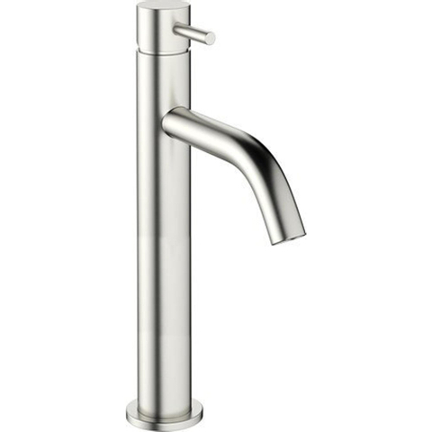 Crosswater MPRO Wastafelkraan hoog - 36.2cm - 1 gats uitloop - 14cm - zonder waste - geborsteld RVS SW486459