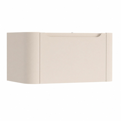 H&R Badmeubelen Juice Meuble sous lavabo - 80x45x40cm - coins arrondis - 1 tiroir - poignée intégrée - Merino SW1488659