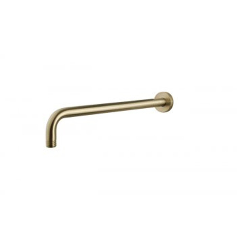 Wiesbaden Unimatch Douchearm - met muurbevestiging - 35cm - PVD - geborsteld messing (goud) SW373437