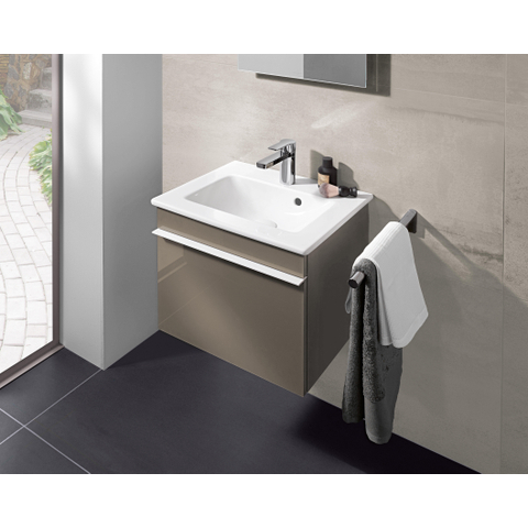 Villeroy & Boch venticello fontein - 500x420mm - met overloop - 1 kraangat CeramicPlus - White Alpine (glans wit) 1025161