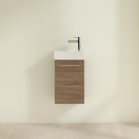 Villeroy & Boch Avento wastafelonderbouwkast - 1 deur - 34x51.4x20.2cm rechts - Arizona Oak (hout) SW448538