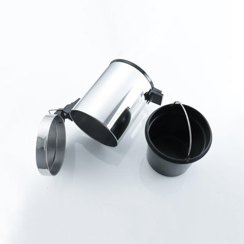 Fortifura Calvi pedaalemmer - 5 liter - rond - hoogglans chroom SW1111576