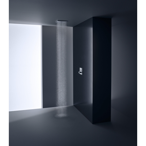 AXOR Showerselect square plaque de finition thermostatique avec robinet d'arrêt pour 2 fonctions chrome GA34498