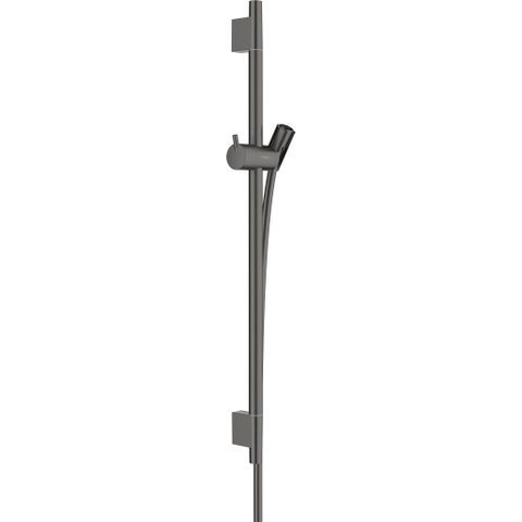 Hansgrohe Unica Glijstang S puro - 65 cm - met doucheslang - geborsteld zwart chroom SW295825