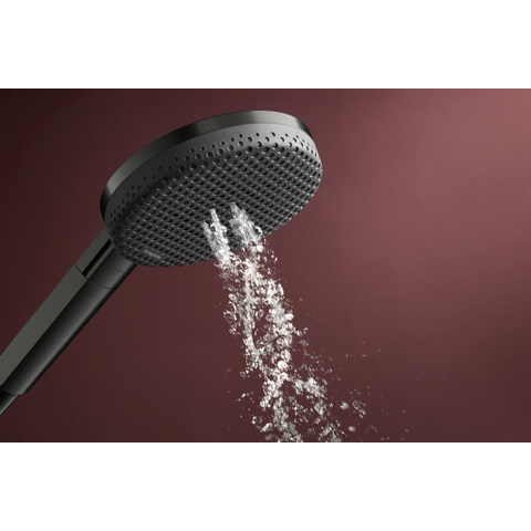 Hansgrohe Raindance alive Douchette à main 125 3 jets EcoSmart+ Chrome noir brossé (anthracite) SW1387872